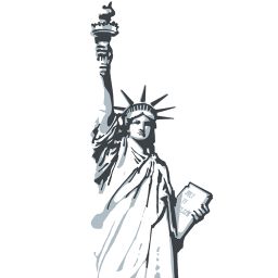 Drawing of the Statute of Liberty